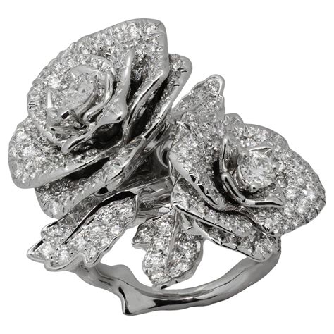 dior ring white gold|christian dior ring.